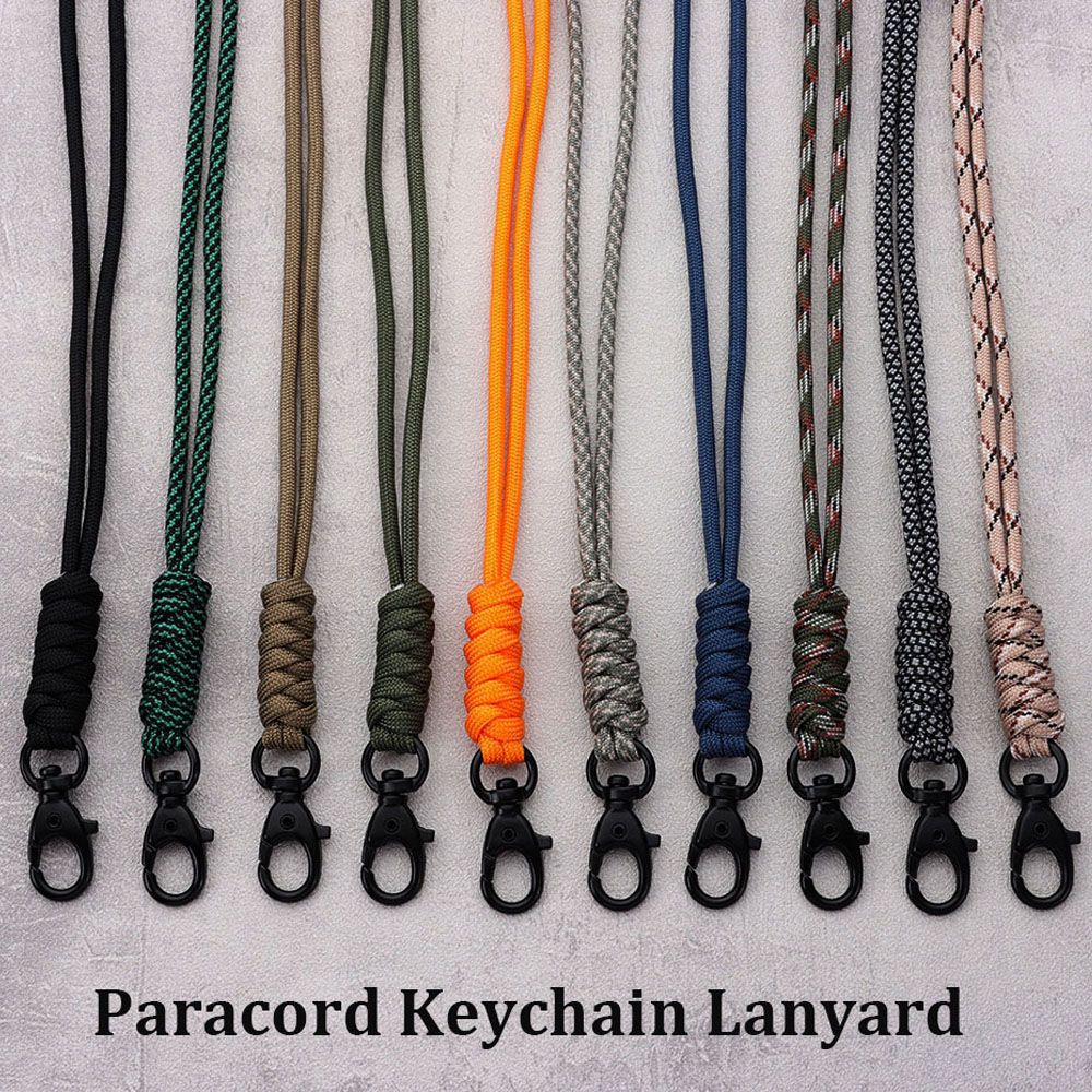 Outdoor Adventure Backpack - Paracord 키 체인 매는 밧줄 회전식