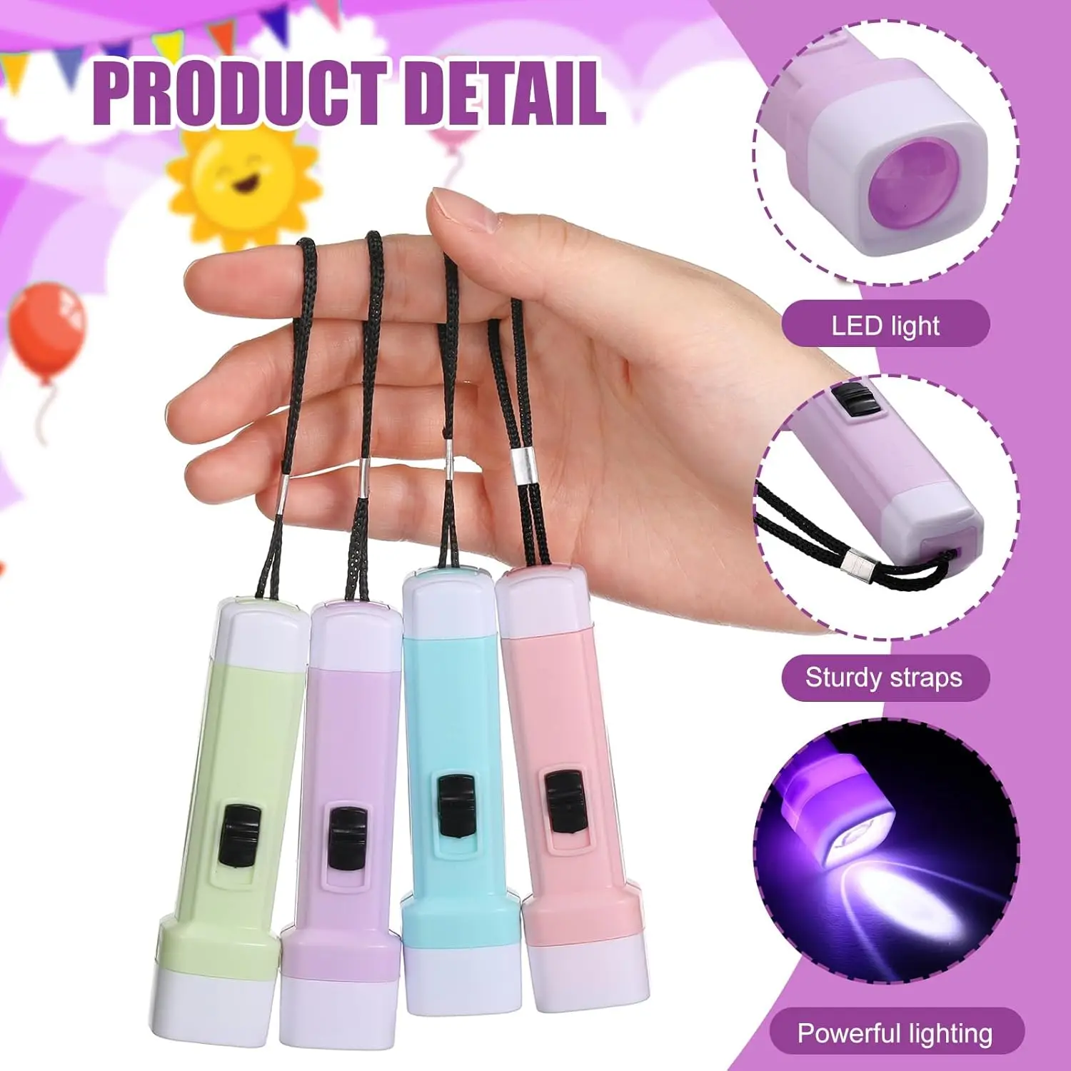 5-100PCS 야외 어린이 LED 손전등 캠핑 하이킹 - Outdoor Adventure Activities For Kids 리뷰 및 가격