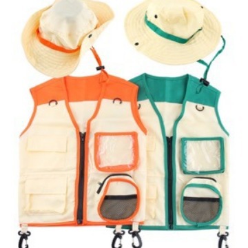 2Pcs 어린이 야외 모험 탐험가 의상 캠핑 조끼 모자 - Outdoor Adventure Activities For Kids 리뷰 및 가격
