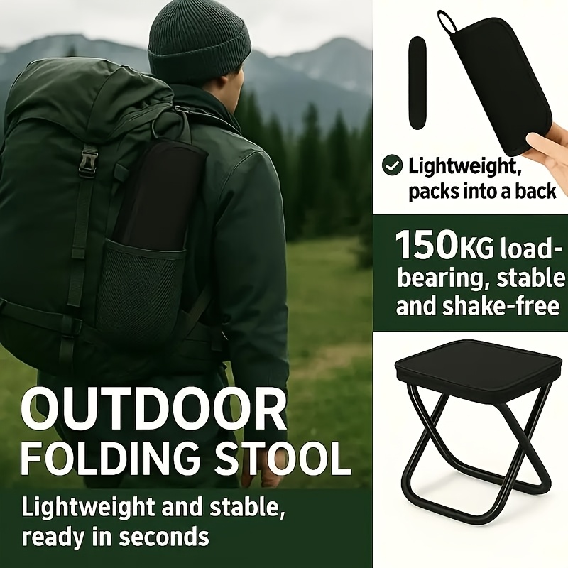 성인용 휴대용 소형 야외 의자, 110kg/240lbs - Outdoor Adventure Vacations 리뷰 및 가격