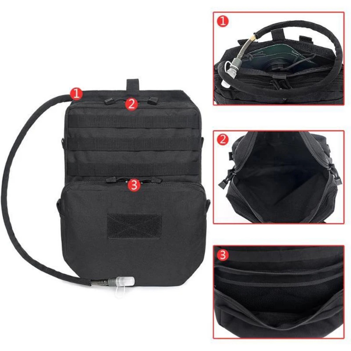 야외 Molle 가방 캠핑 수화 배낭 사냥 장비 조끼, - Outdoor Adventure Backpack 리뷰 및 가격