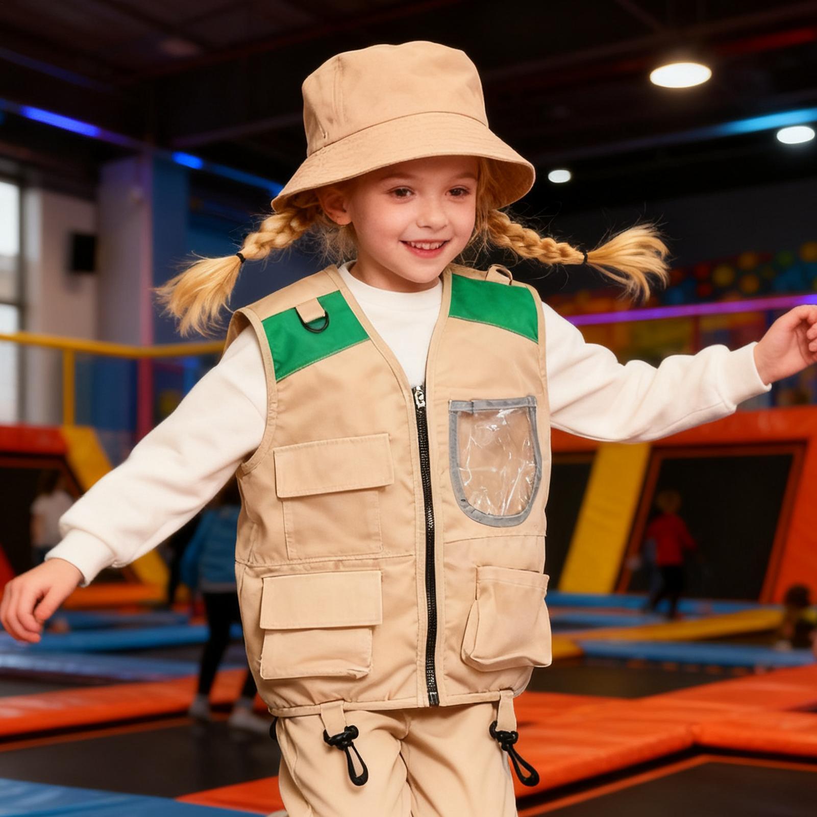 어린이 모험 조끼 및 모자 의상 세트 어린이 탐험가 낚 - Outdoor Adventure Activities For Kids 리뷰 및 가격