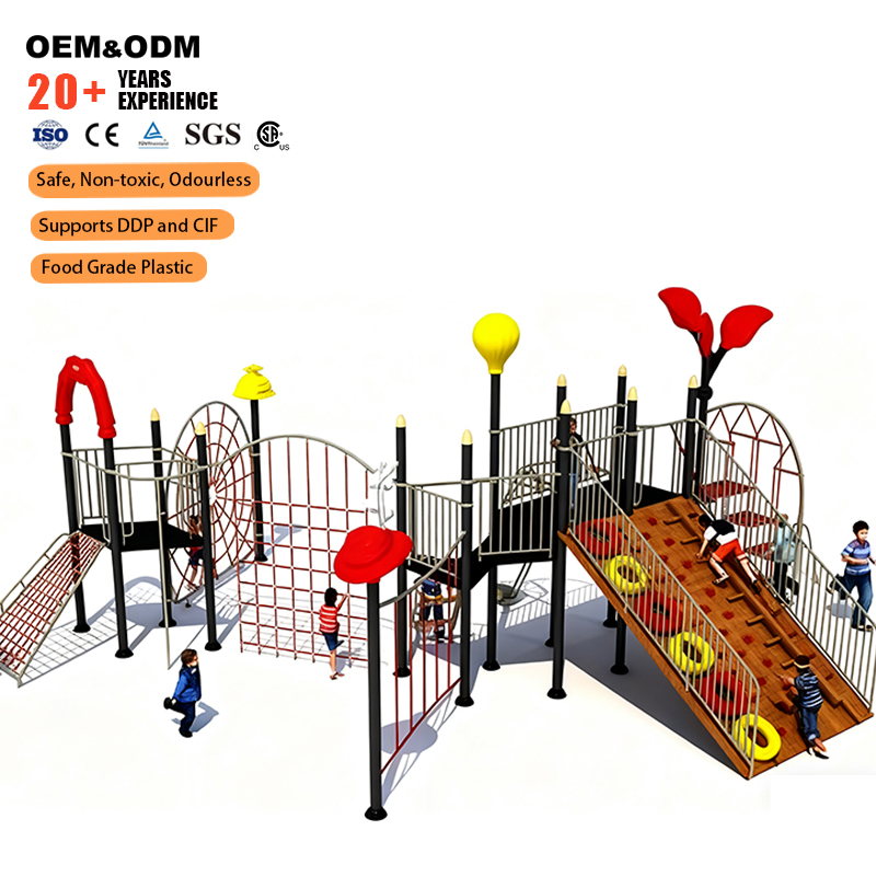 2026 친환경 플라스틱-금속 구조 야외 놀이터 활동  - Outdoor Adventure Activities For Kids 리뷰 및 가격