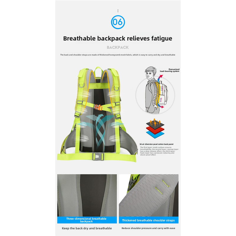아젤라 36-55L 하이킹 배낭 대용량 경량 아웃도어  - Outdoor Adventure Backpack 리뷰 및 가격